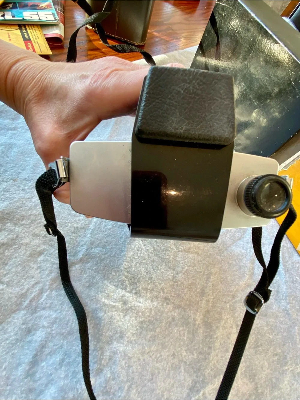 Vintage Kodak Black and Silver XL55 Movie Outfit Camera & Case
